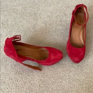 Red Suede Gentle Souls Shoes